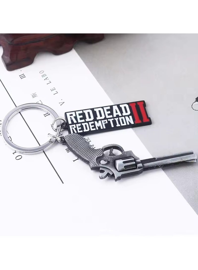 Goolsky Game Keychain Men Women Keychain Key Ring Letter Logo Pendant  - Image 4