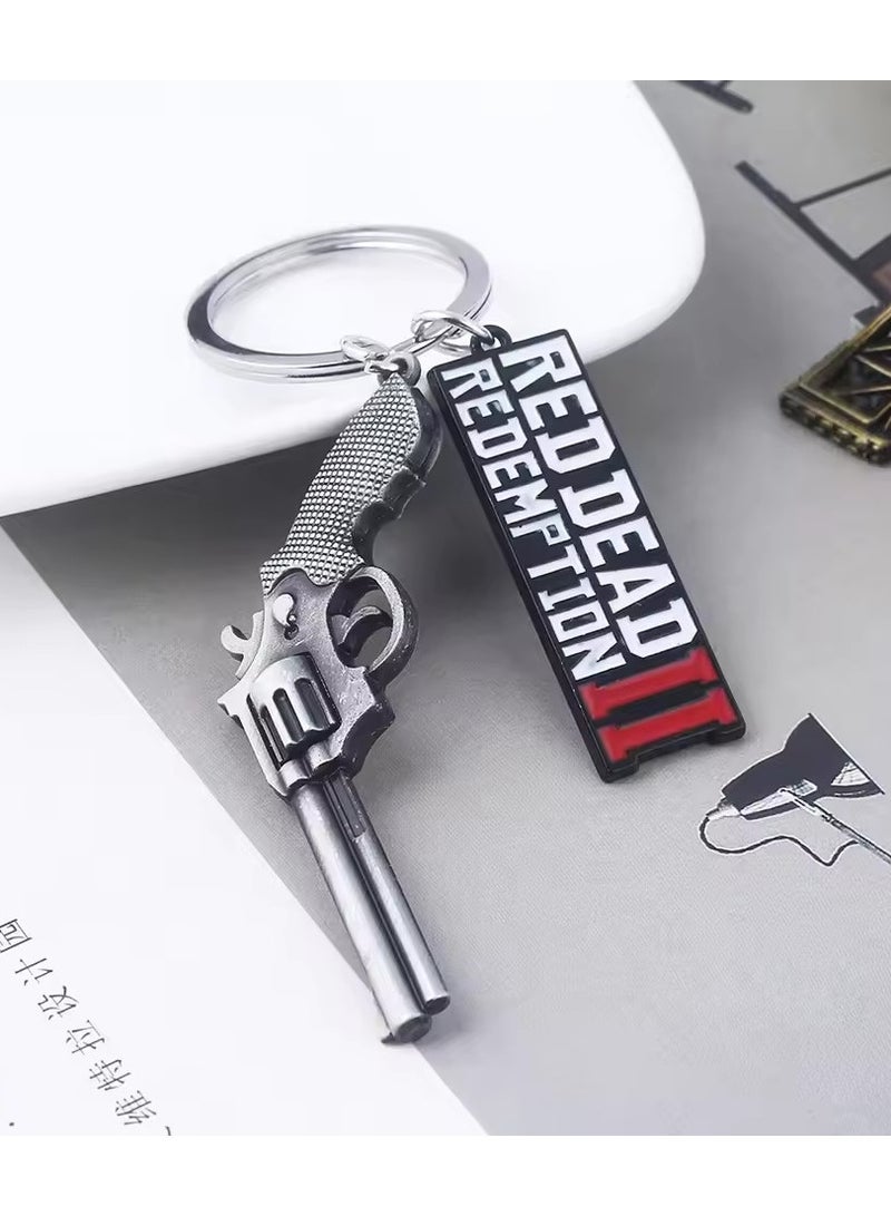 Goolsky Game Keychain Men Women Keychain Key Ring Letter Logo Pendant  - Image 5