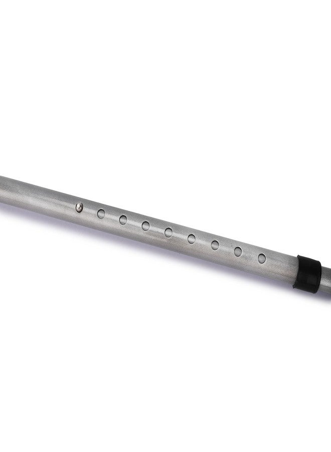 عصا المشي المتينة من دكتور تورسو بقاعدة ذاتية الوقوف وارتفاع قابل للتعديل، هيكل من الفولاذ الطري للرجال/النساء والمرضى وكبار السن (أسود Z) - Image 4