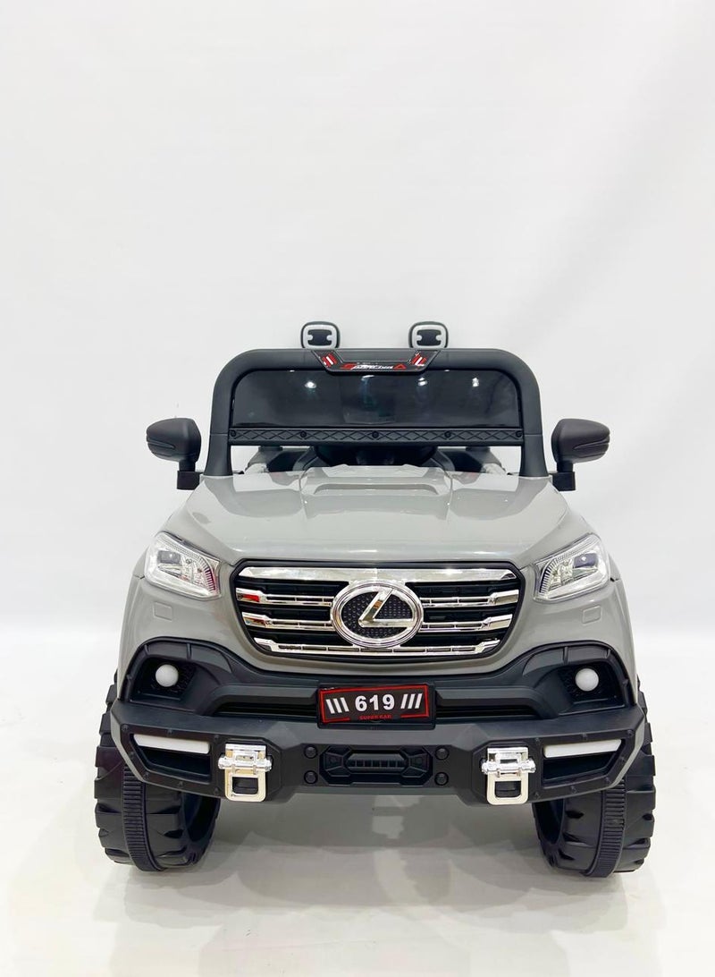 ضحكة  سيارة جيب كهربائية ركوب للأطفال ريموت كنترول – قيادة المغامرين الصغار تبدأ من هنا - Image 4