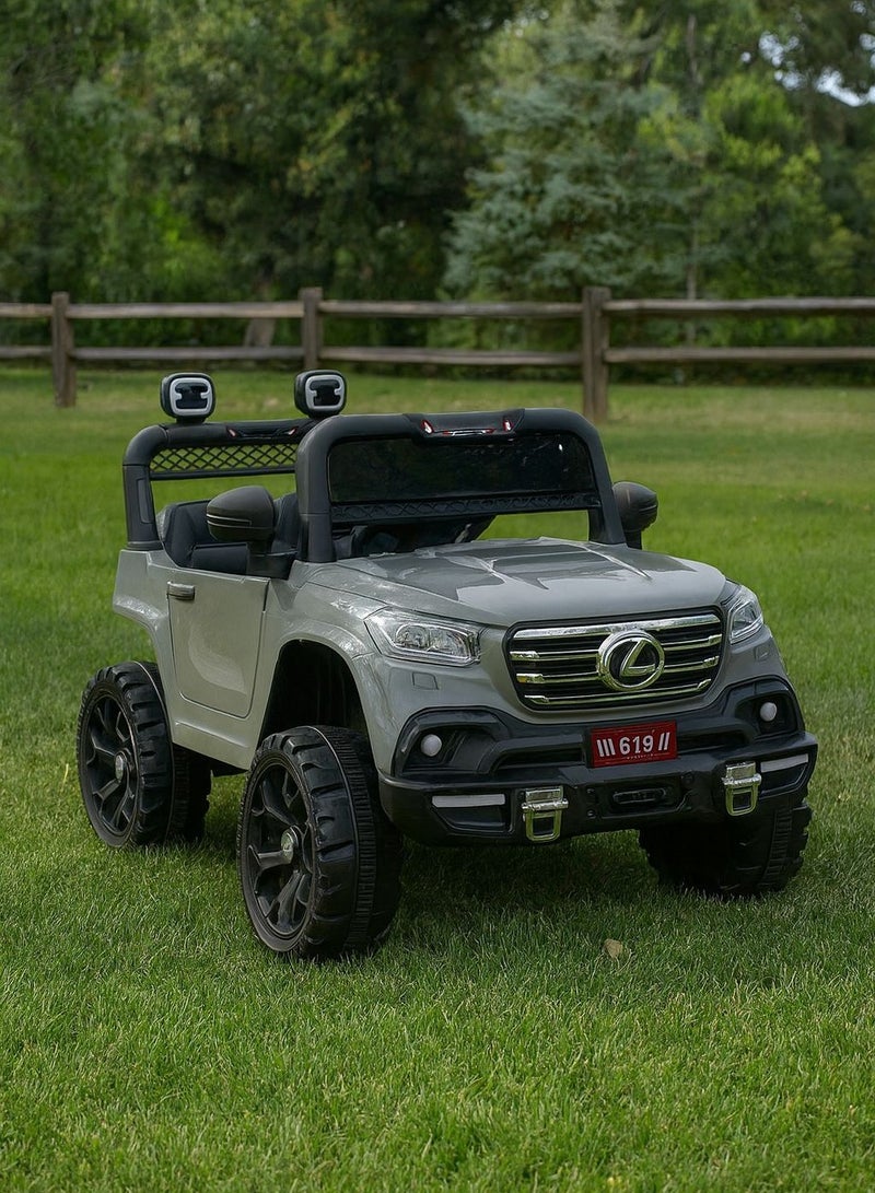 ضحكة  سيارة جيب كهربائية ركوب للأطفال ريموت كنترول – قيادة المغامرين الصغار تبدأ من هنا - Image 5