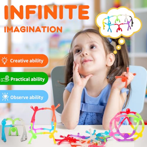YOTNUS 36pcs Travel Magnetic Toys for Kids Toddlers Portable Durable for Airplane Road Trip Car Travel Games MagneticPeopleMagnetMen Creativity Educational Fidget Toys for Classroom Office - Image 5