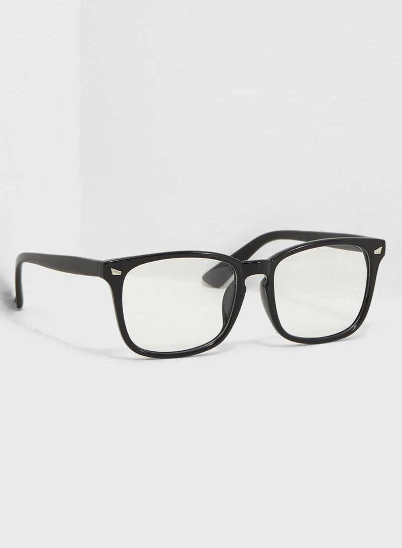 Seventy Five Clear Lens Wayfarer Glasses