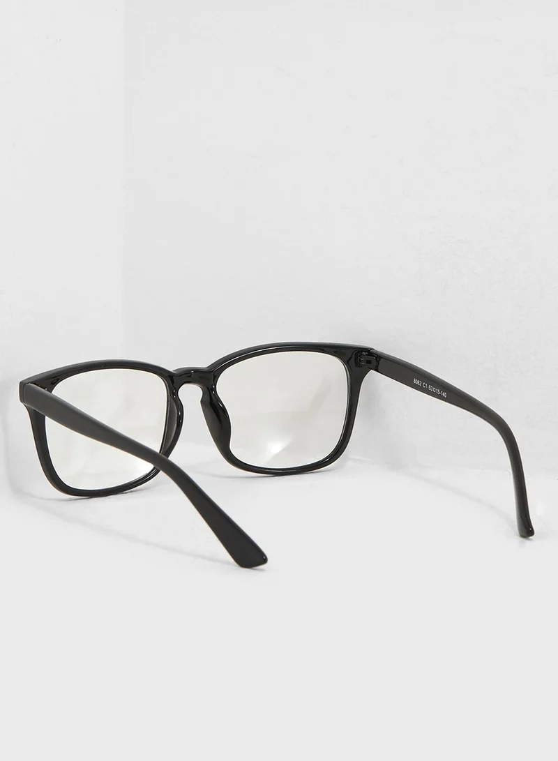 Seventy Five Clear Lens Wayfarer Glasses