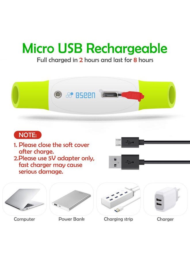 BSEEN - Led Dog Collar, BSEEN USB Rechargeable Flash Dog Necklace Light, Pet Safety Collar Makes Your Beloved Dogs Be Seen at Night for Small Medium Large Dogs - Image 1