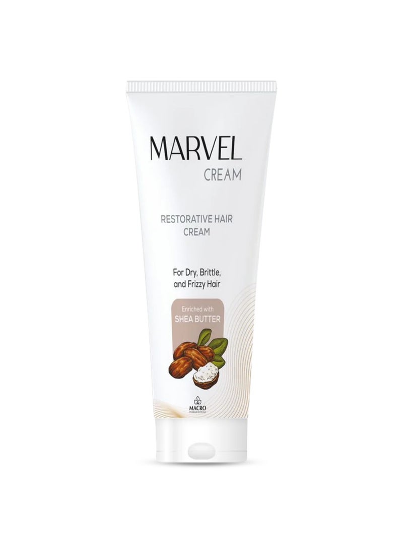 Marvel Cream Restorative Hair Cream with Shea Butter for Dry, Brittle, Frizzy Hair
