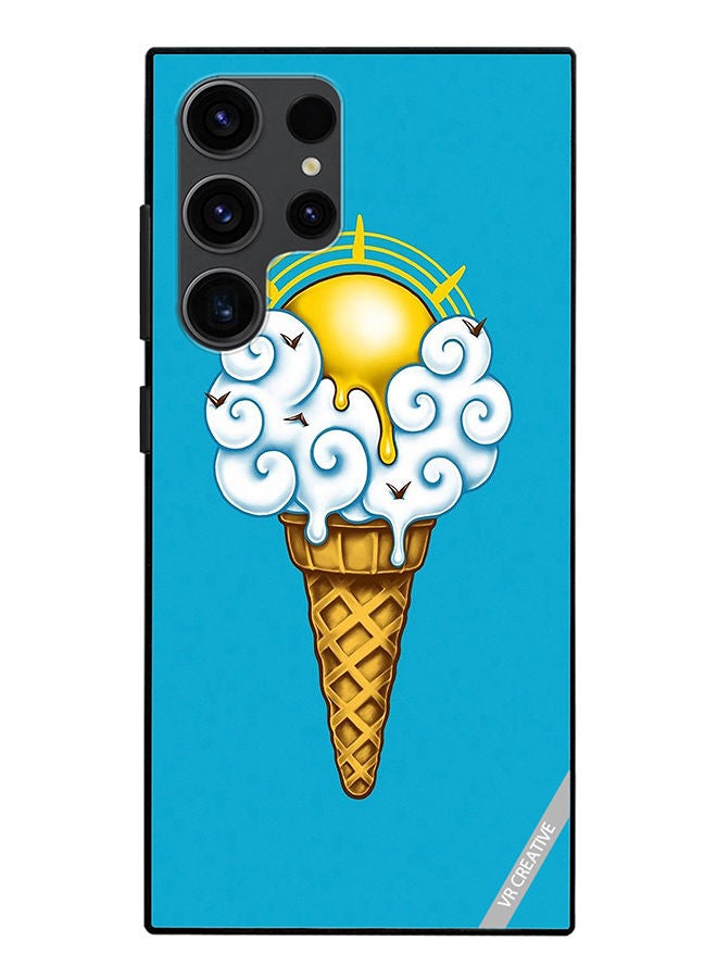 VR CREATIVE Protective Case Cover For Samsung Galaxy S23 Ultra 5G Icecream Design Multicolour - Image 1