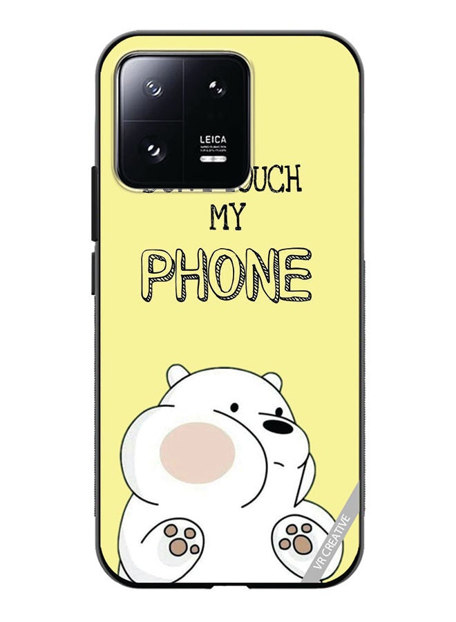 VR CREATIVE Protective Case Cover For Xiaomi 13 Dont Touch My Phone Design Multicolour - Image 1