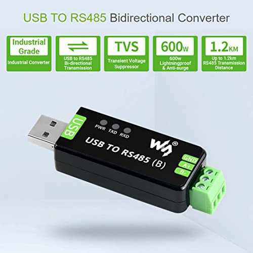 Waveshare Industrial USB to RS485 Bidirectional Converter Onboard Original CH343G Multi-Protection Circuits - Image 3
