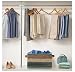Bzocm Wood Print Rectangular Storage Basket Not Real Wood Retro Vintage Organizer Bin Shelf Baskets For Clothes Gifts For Home Office Dorm - Image 2