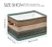 Bzocm Wood Print Rectangular Storage Basket Not Real Wood Retro Vintage Organizer Bin Shelf Baskets For Clothes Gifts For Home Office Dorm - Image 3