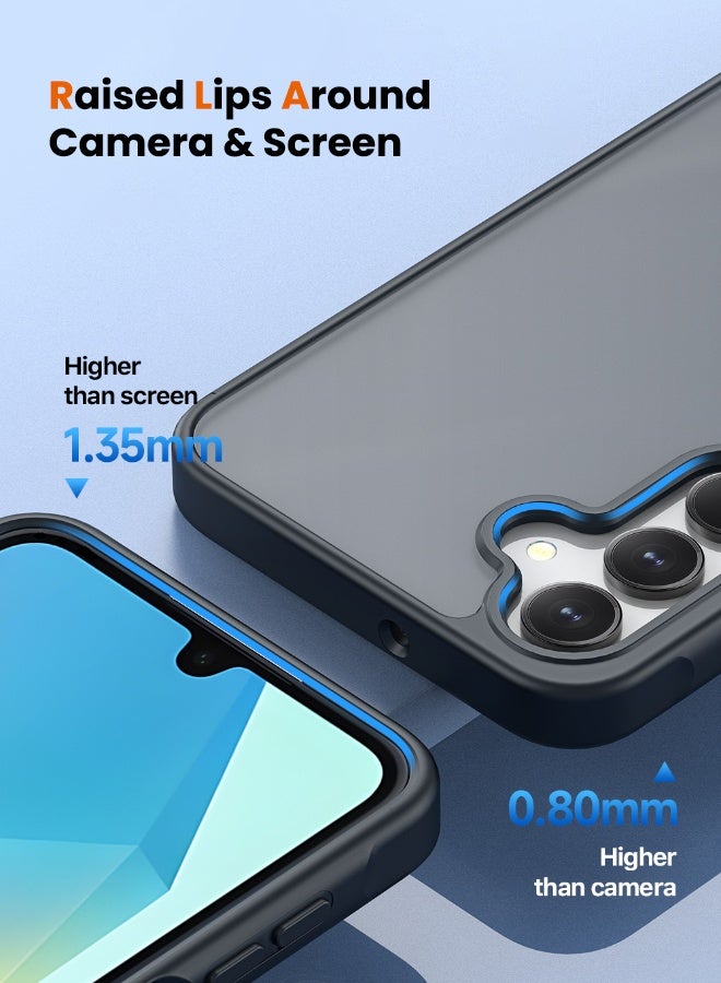DUX DUCIS Samsung Galaxy A16 5G/4G Case, Frosted Hard Slim Case, [Four Corners Anti Drop][Anti Fingerprint][No Yellowing] Back Cover, Slim Skin Friendly Case Cover for Samsung Galaxy A16 5G/4G, Black - Image 5