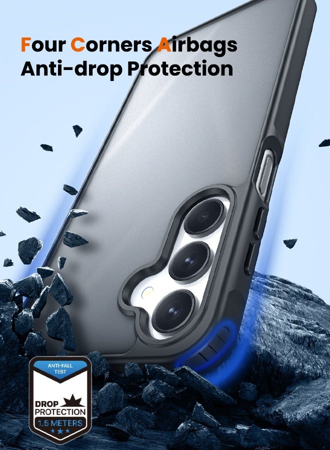 DUX DUCIS Samsung Galaxy A16 5G/4G Case, Frosted Hard Slim Case, [Four Corners Anti Drop][Anti Fingerprint][No Yellowing] Back Cover, Slim Skin Friendly Case Cover for Samsung Galaxy A16 5G/4G, Black - Image 3