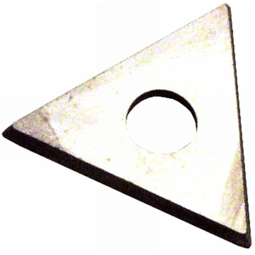 Hyde 7/8 inch Triple-Edged Triangle Replacement Scraper Blade. Scrape Out Those Hard to Reach Areas. Removes Old Paint & chaulk. 3 Stay-Sharp Tungston Carbide Edges. - Image 5