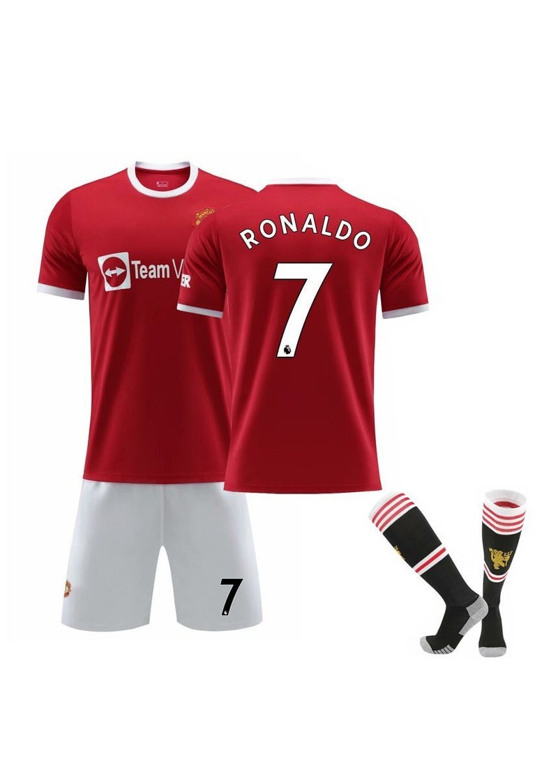 Y&D - NYTYU Ronaldo Jersey T-shirts And Shorts Set For Adults/Children  Size S - Image 1