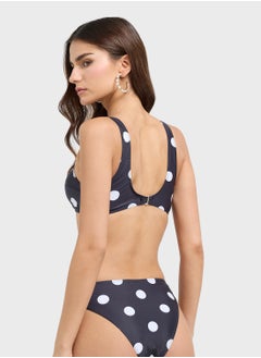 Ginger Polka Dot Bikini & Brief Set  - Image 2