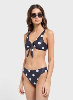 Ginger Polka Dot Bikini & Brief Set  - Image 1
