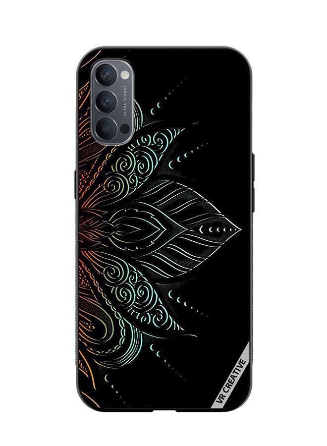 VR CREATIVE Protective Case Cover For Oppo Reno4 Pro 5G Heena Elements Design Multicolour - Image 1