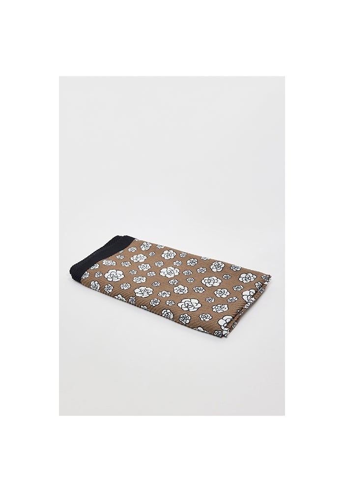R&B Floral Print Scarf, 180X85cm - Image 2