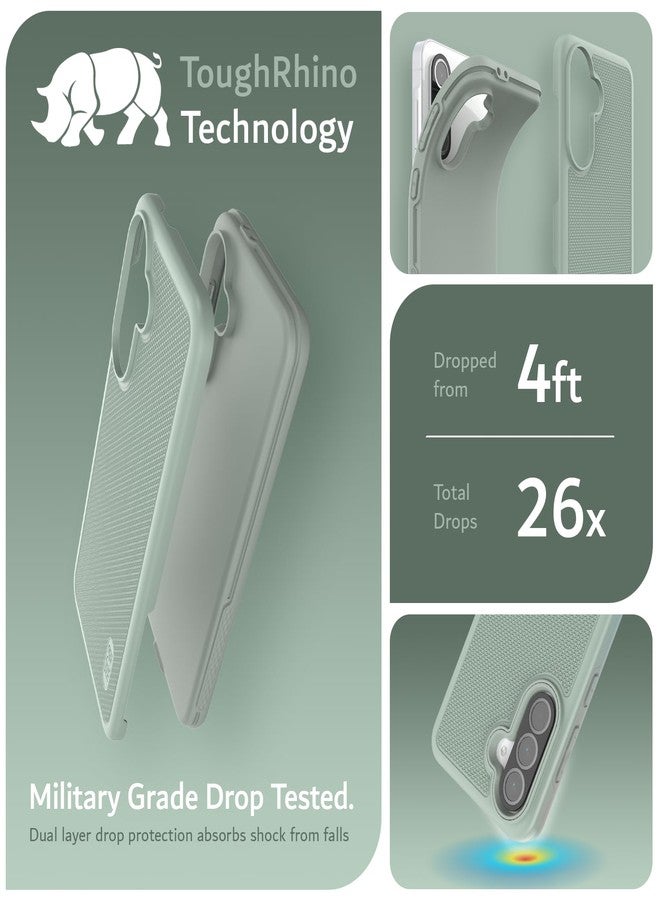 توديا جراب TUDIA DualShield Grip مصمم خصيصًا لهاتف Samsung Galaxy A56 5G (2024)، [MergeGrip] جراب حماية متين وخفيف الوزن ومقاوم للصدمات، ذو طبقتين، من الدرجة العسكرية، لهاتف Galaxy A56 (زنبق أخضر) - Image 2