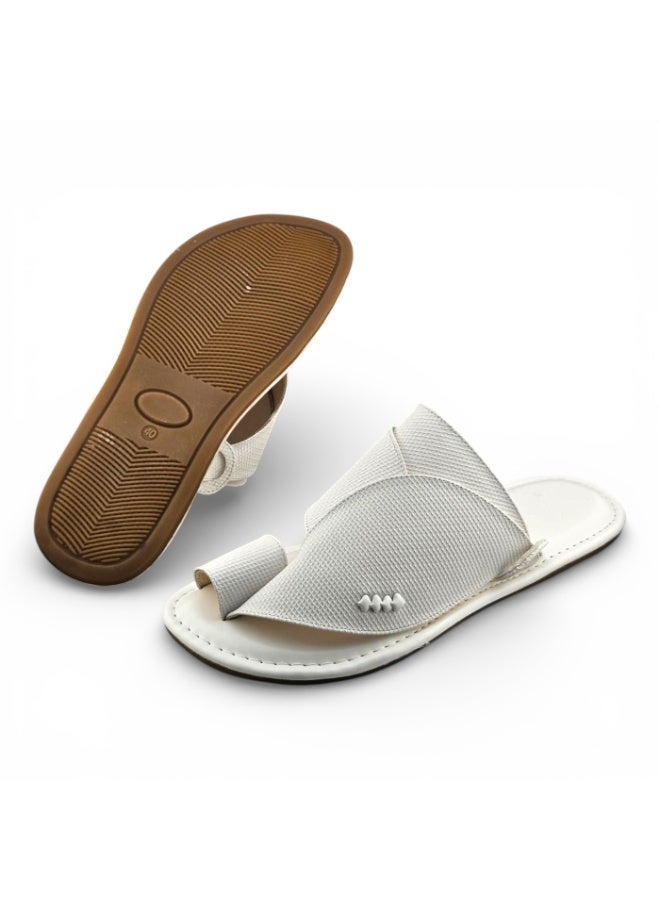 AL Fanoos Aurelio Men's Arabic Slipper (Sharqi) - Comfortable PU Sandals with TPR Sole - Image 5