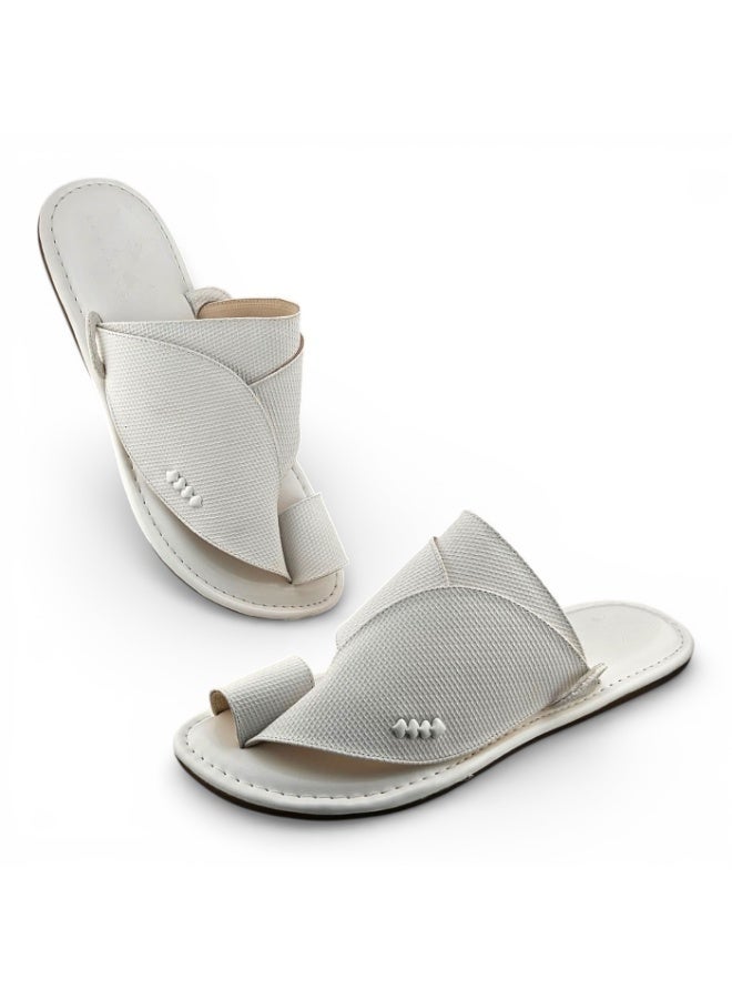 AL Fanoos Aurelio Men's Arabic Slipper (Sharqi) - Comfortable PU Sandals with TPR Sole - Image 4