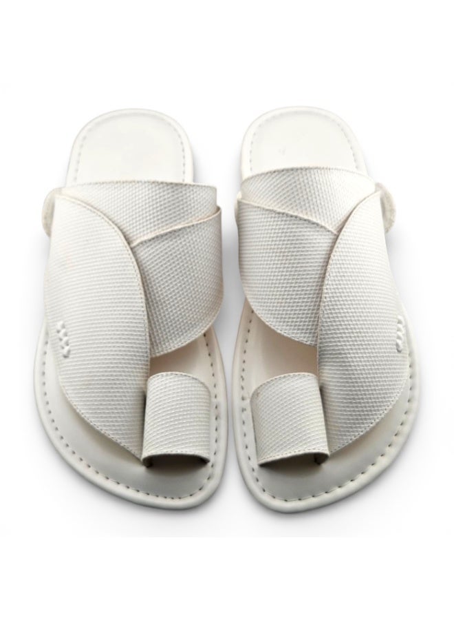 AL Fanoos Aurelio Men's Arabic Slipper (Sharqi) - Comfortable PU Sandals with TPR Sole - Image 3