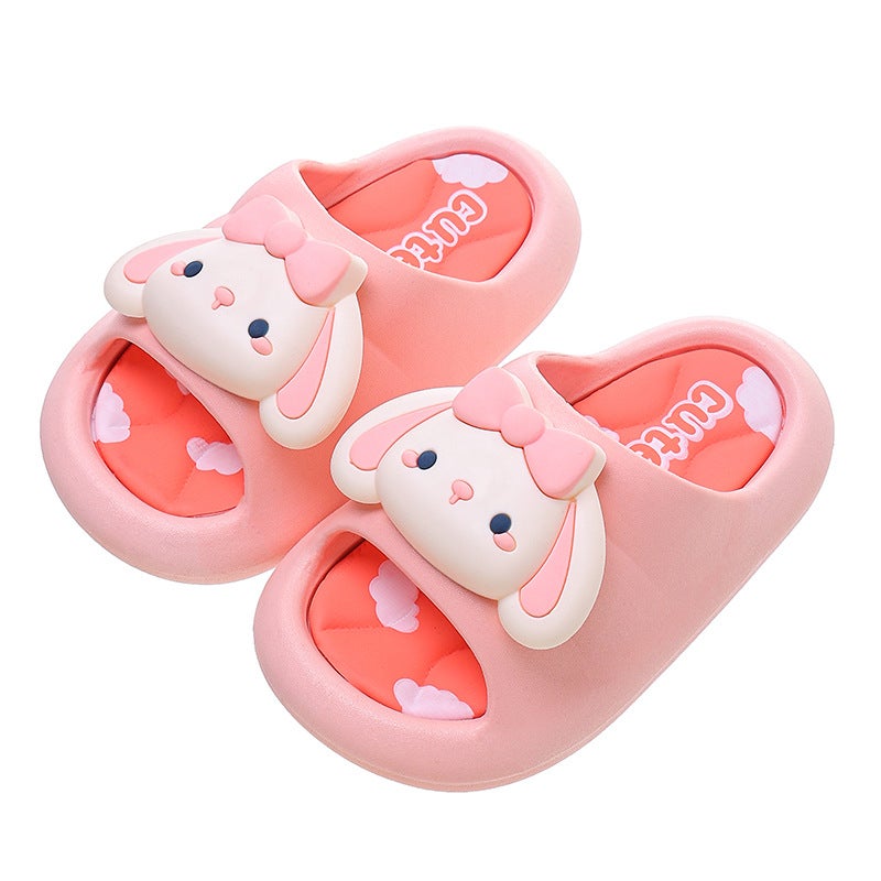 Ben Ben Zhu Summer Girls Cartoon Princess Anti-Slip Soft Sole Slippers for Toddlers Indoor Bathroom - Image 4