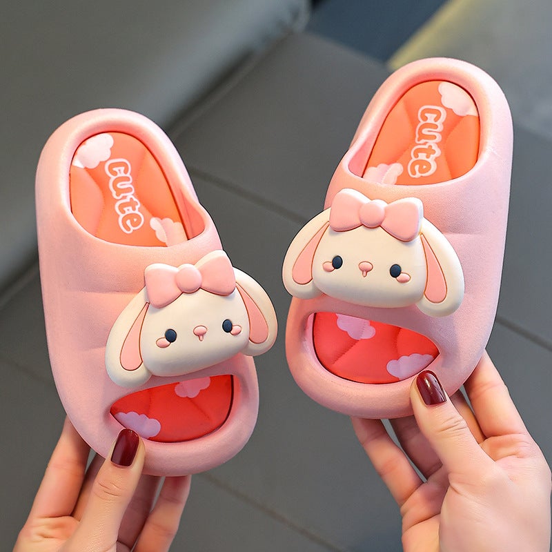Ben Ben Zhu Summer Girls Cartoon Princess Anti-Slip Soft Sole Slippers for Toddlers Indoor Bathroom - Image 3
