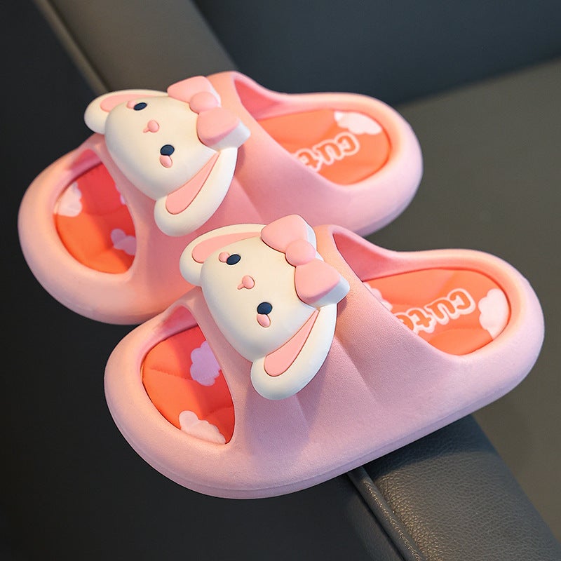 Ben Ben Zhu Summer Girls Cartoon Princess Anti-Slip Soft Sole Slippers for Toddlers Indoor Bathroom - Image 2