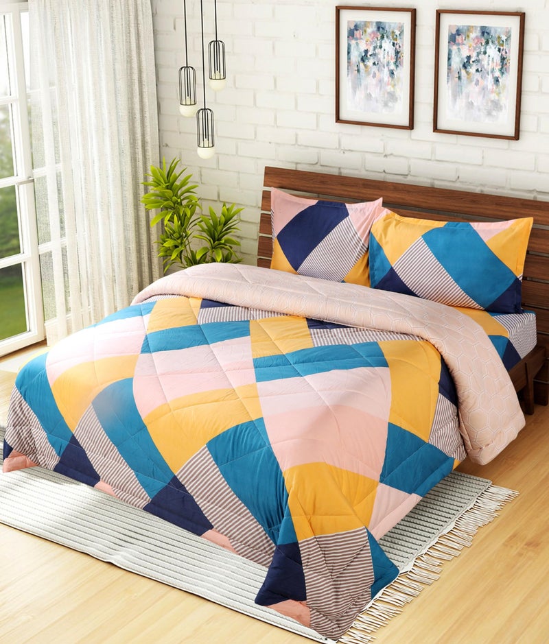 FLOATING DREAMS Super Soft Glace Cotton AC Comforter King Size Double Bed for All Weather/Seasons - Image 1