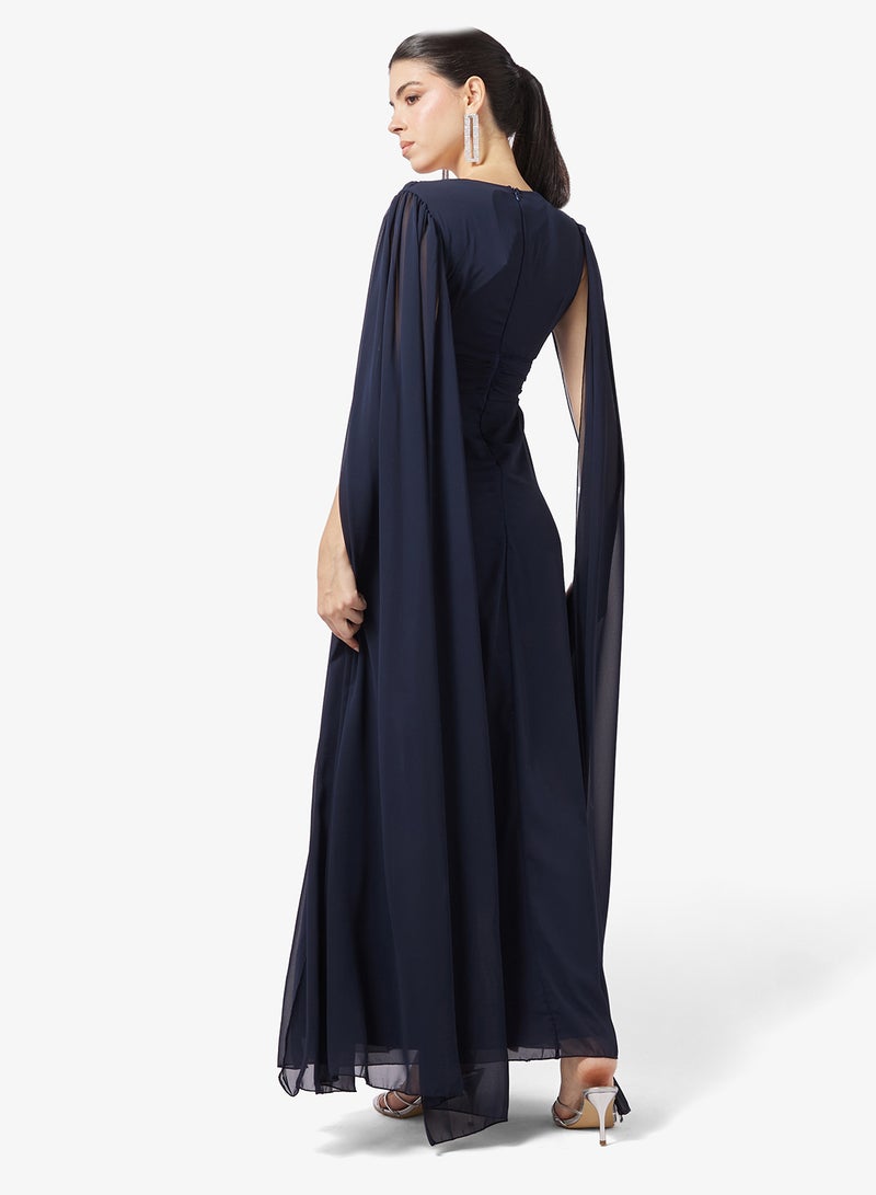 Ella Limited Edition A-line Dress With Exaggerated Sleeves - Image 2