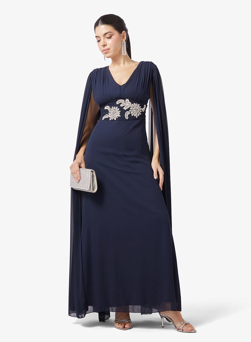 Ella Limited Edition A-line Dress With Exaggerated Sleeves - Image 4