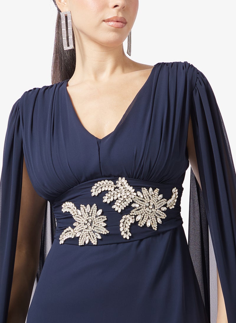 Ella Limited Edition A-line Dress With Exaggerated Sleeves - Image 3