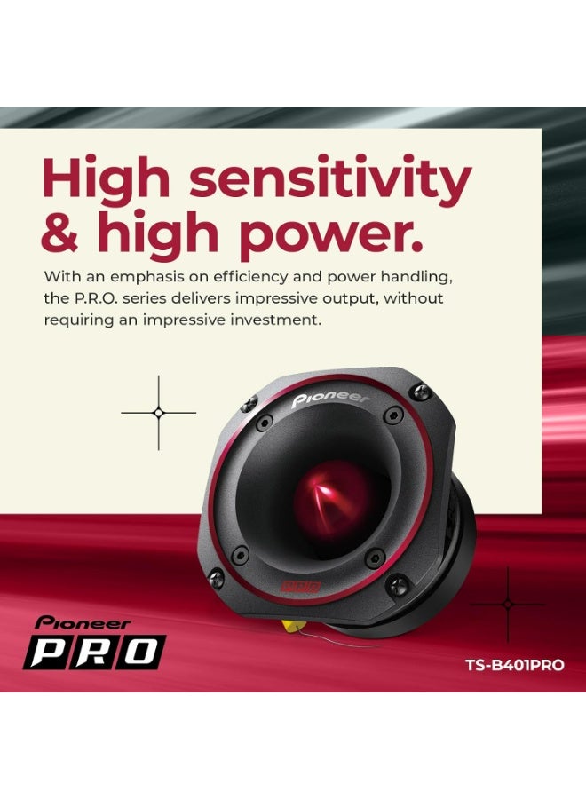بايونير Pioneer TS-B401PRO، مكبرات صوت للسيارة، نطاق كامل، جودة صوت واضحة، سهولة التركيب واستجابة جهير محسنة، مكبرات صوت 4 بوصات - Image 3