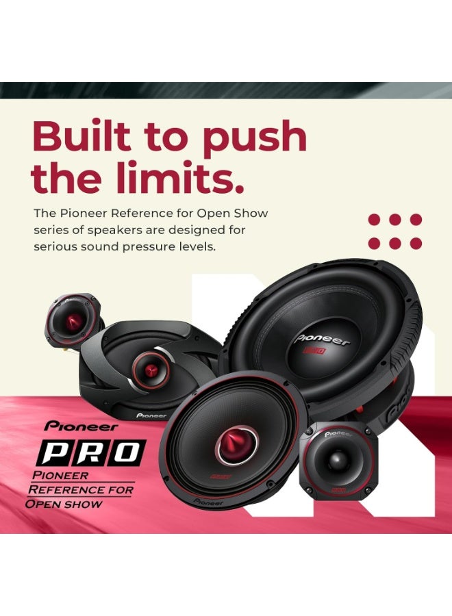 بايونير Pioneer TS-B401PRO، مكبرات صوت للسيارة، نطاق كامل، جودة صوت واضحة، سهولة التركيب واستجابة جهير محسنة، مكبرات صوت 4 بوصات - Image 5