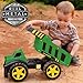 John Deere 16 Steel Dump Truck Realistic Lights Sounds Heavy Duty Metal Truck Bed Extra Large Wheels Rugged Construction Vehicle Toy for Kids Ages 3 Indoor and Outdoor Play - Image 4