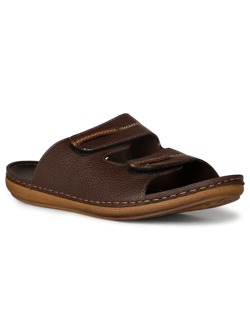 Bata Marvin Mule Mens Casual Mule Slipper in Dark Brown - Image 1