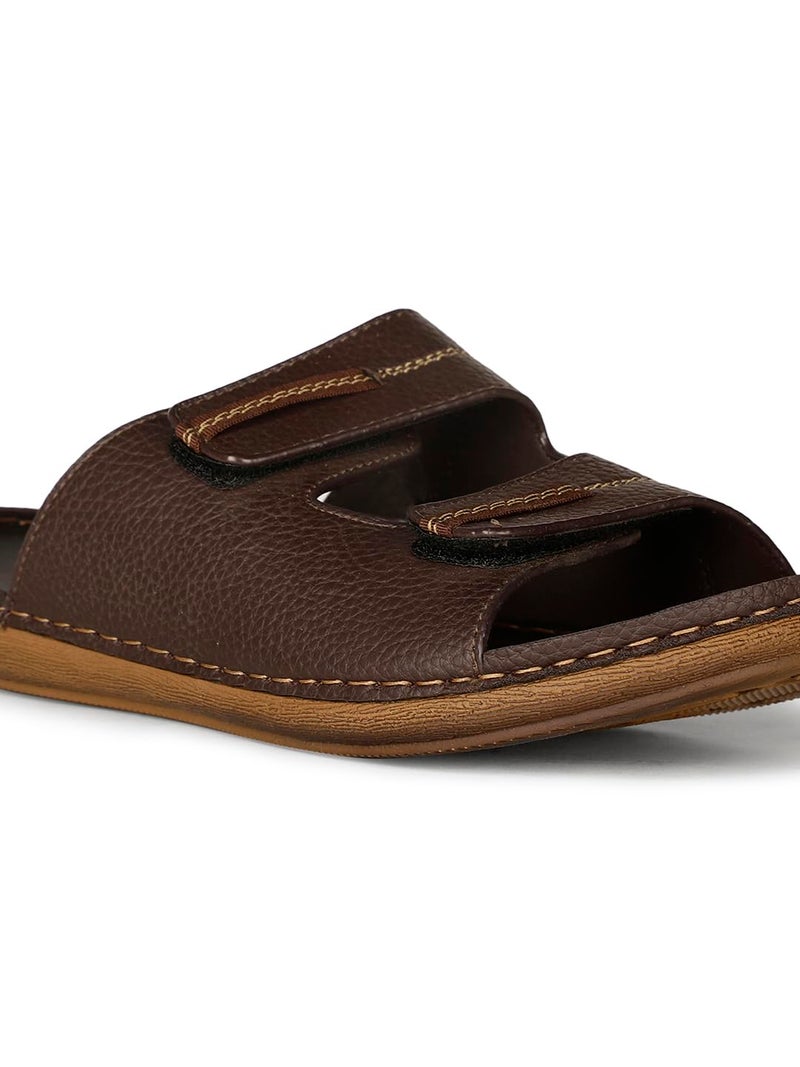 Bata Marvin Mule Mens Casual Mule Slipper in Dark Brown - Image 5