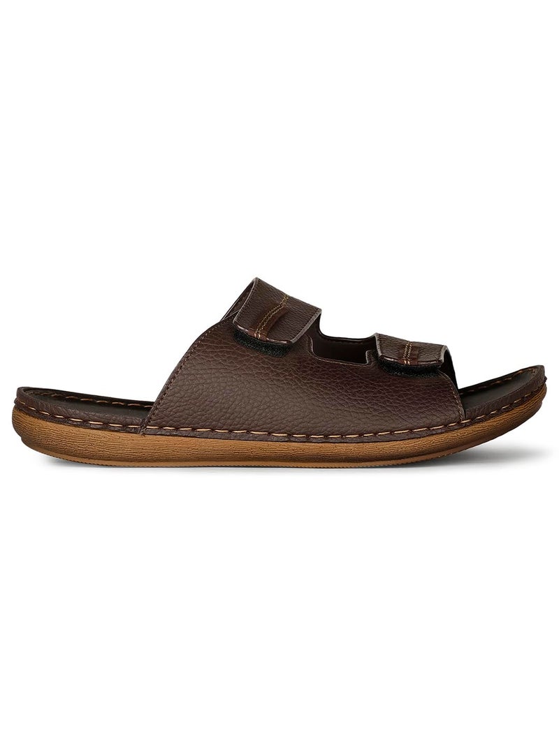 Bata Marvin Mule Mens Casual Mule Slipper in Dark Brown - Image 2