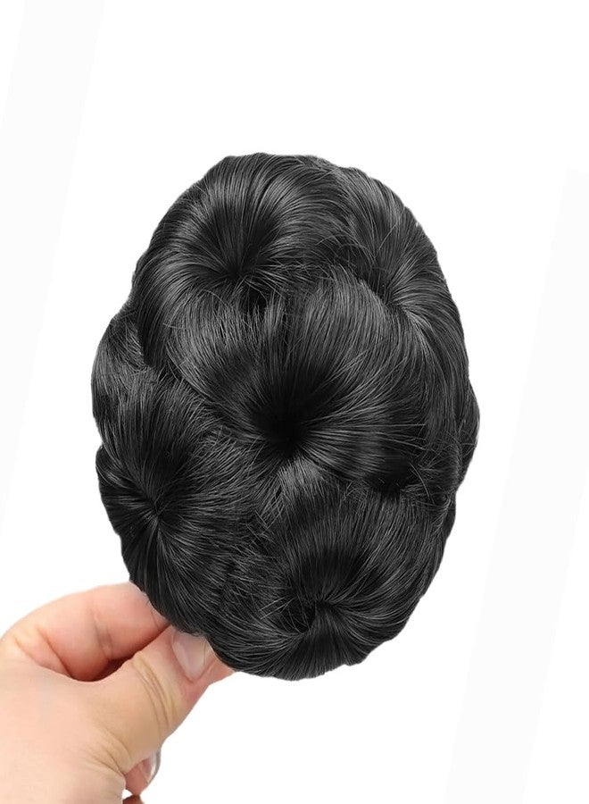 Pinaka Hair Extension Women Readymade Bridal Hair Bun Faux Synthetic Hair Juda For Women Stylish Black (Pack of 1) - Image 4