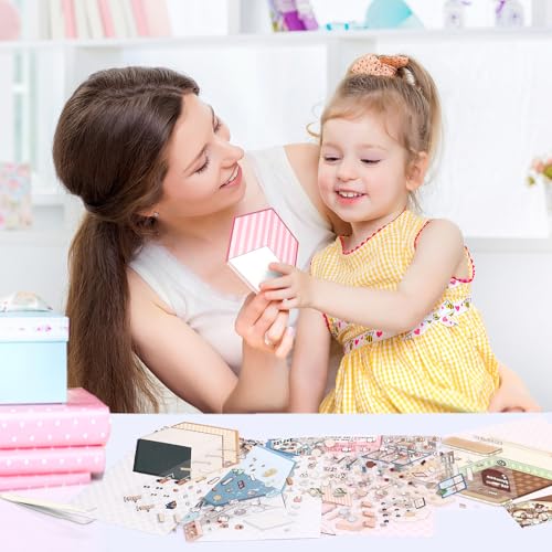Draupnir ملصقات منزلية ثلاثية الأبعاد DIY، مجموعة 4 ملصقات ممتعة DIY لصنع منزلك الدافئ، سوبر ماركت، مقهى، بار موسيقي، ملصقات مشهد كرتونية ثلاثية الأبعاد لطيفة للكبار والأطفال لتخفيف التوتر وقضاء الوقت (XM2.0) - Image 4
