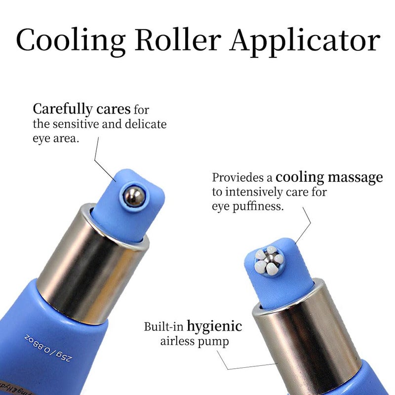 Purederm Revitalizing Eye Gel Serum Cooling Eye Roller with 5 Volufiline Caffeine Vegan Collagen Reduce Puffiness Fine Lines Dark Circles For All Skin Types 088 oz - Image 4