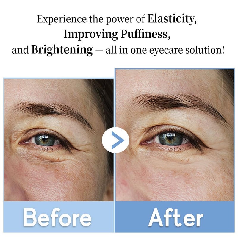 Purederm Revitalizing Eye Gel Serum Cooling Eye Roller with 5 Volufiline Caffeine Vegan Collagen Reduce Puffiness Fine Lines Dark Circles For All Skin Types 088 oz - Image 3