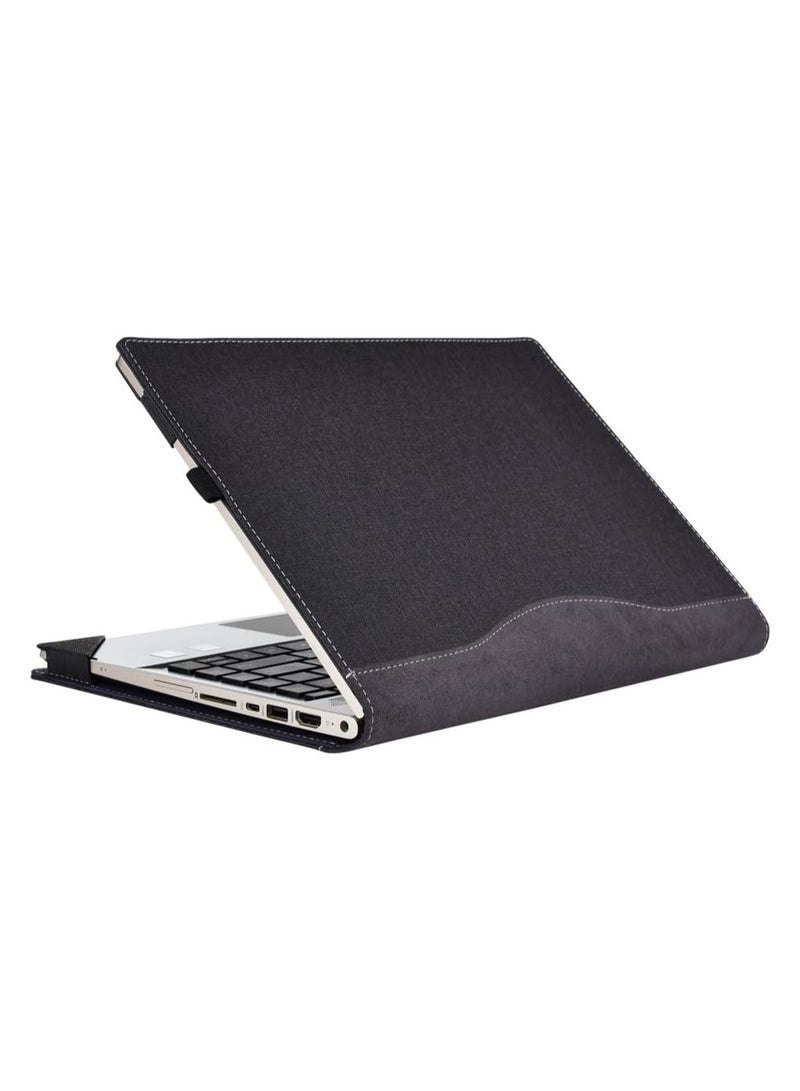 Protective Cover Case Compatible with HP Pavilion X360 14 14S CR 14-dh 14m-dw 14m-cd 14s-cr 14-cd Series Laptop Sleeve PU Leather Protective Skin Notebook Cover - Image 1