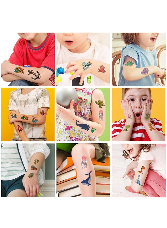 40PCS يونيكورن الاطفال الوشم ملصقا، أطفال الكرتون للماء الوشم ملصقا، فتاة الوشم ملصقا، أطفال ملصقا مؤقت اللعب، ومناسبة للشاطئ، بركة، حزب الديكور - Image 5