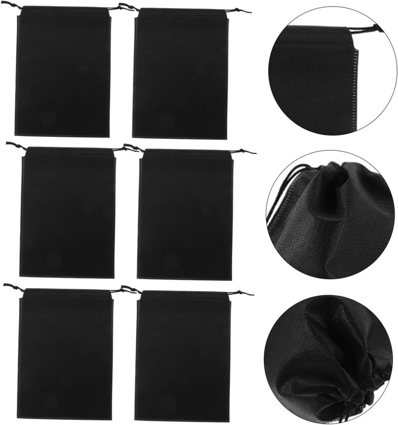 Alipis 50Pcs Non-woven Fabric Drawstring Bags for Storage Portable Cloth Pouches for Toys Shoes Jewelry Dustproof Sundries Organizer Lightweight - Image 4