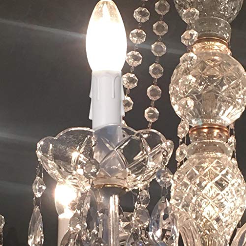 Skelang 24 Pcs 4" Tall Candle Socket Covers Candle Covers Sleeves Fit to Most Chandeliers, Chandeliers Base, Chandelier Covers - Image 2