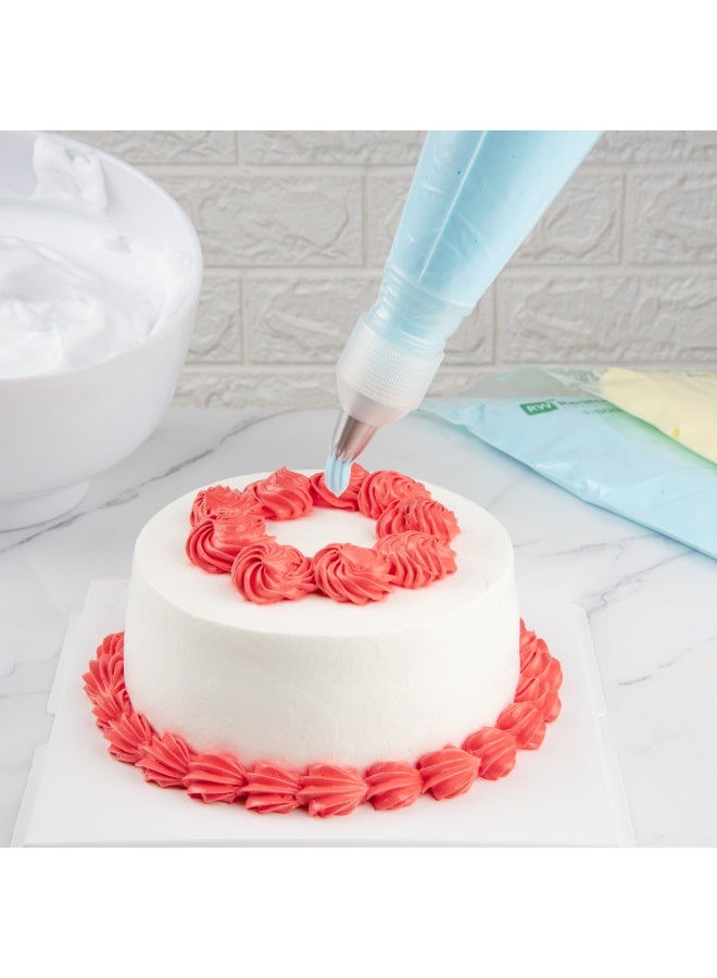 Restaurantware Pastry Tek Piping Tip, 1 Reusable Drop Flower Icing Tip - #2C, Dent-Resistant, Stainless Steel Pastry Tip, Dishwasher-Safe, Decorate Cupcakes, Cakes, or Cookies - Image 5