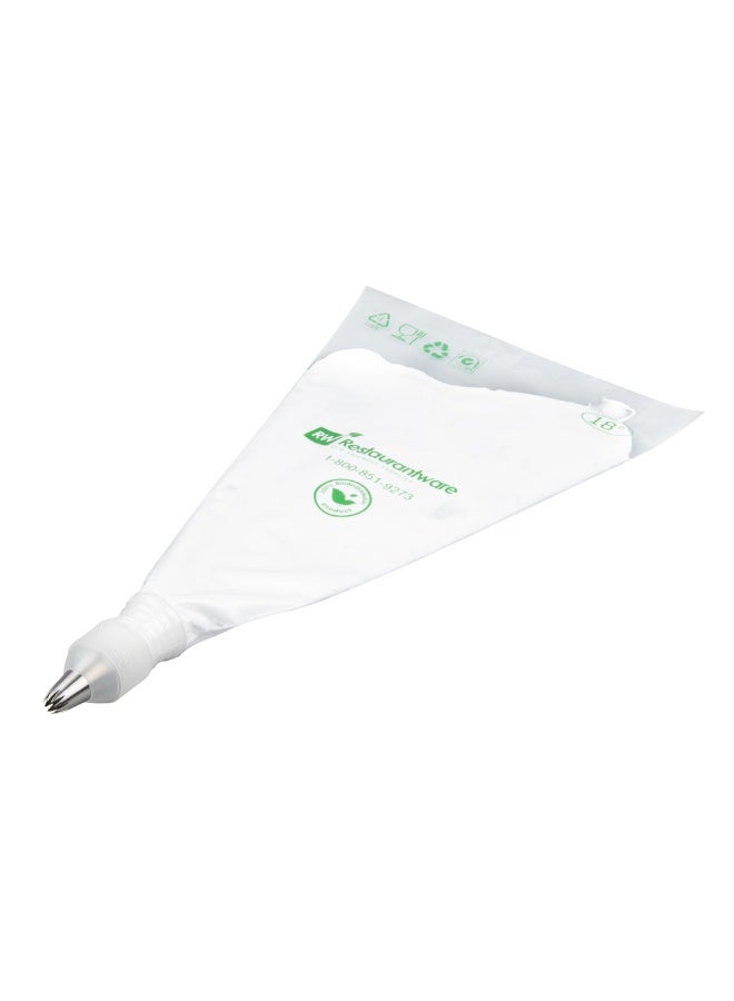 Restaurantware Pastry Tek Piping Tip, 1 Reusable Drop Flower Icing Tip - #2C, Dent-Resistant, Stainless Steel Pastry Tip, Dishwasher-Safe, Decorate Cupcakes, Cakes, or Cookies - Image 2